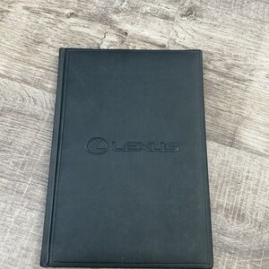 Black Leather Lexus Journal Rare Notebook Made In Italy Castelli